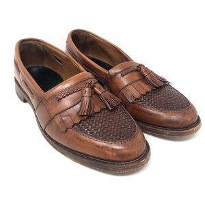 Allen Edmonds Cody Kiltie Tassel Loafer Mens Sz 9 D Brown Leather Slip On USA